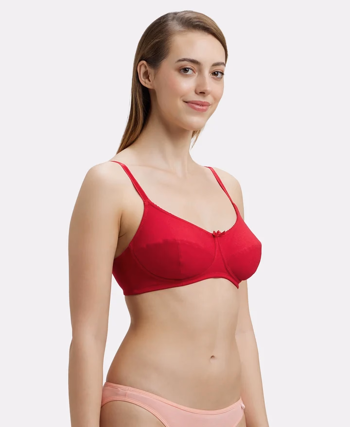 Jockey Women - Red Love - Wire-free Bra - 1615-Stretch