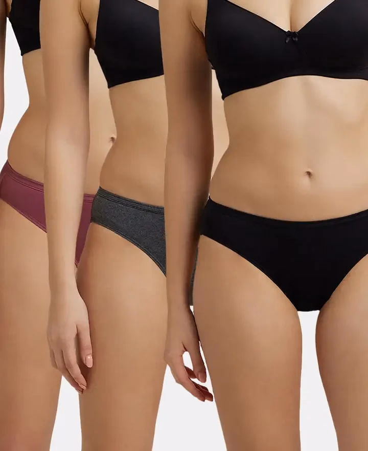 Jockey Women - Dark Assorted - Simple Comfort - Bikini-1410