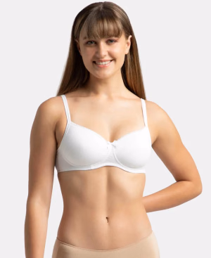 Jockey Women - White - Fashion Essentials - Wire-Free Padded Bra-1723-Stretch