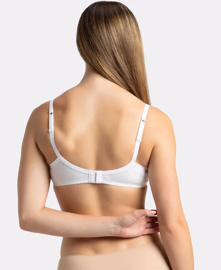 Jockey Women - White - Fashion Essentials - Wire-Free Padded Bra-1723-Stretch