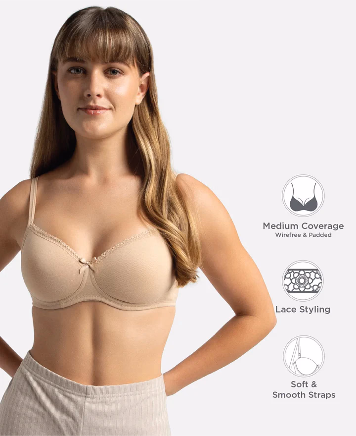 Jockey Women - WSkin - Fashion Essentials - Wire-Free Padded Bra-1723-Stretch