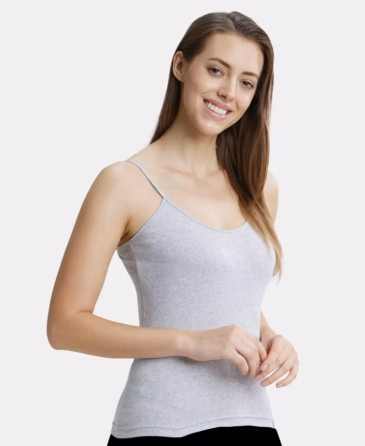 Jockey Women - Steel Grey Melange - Simple Comfort - Camisole-1487