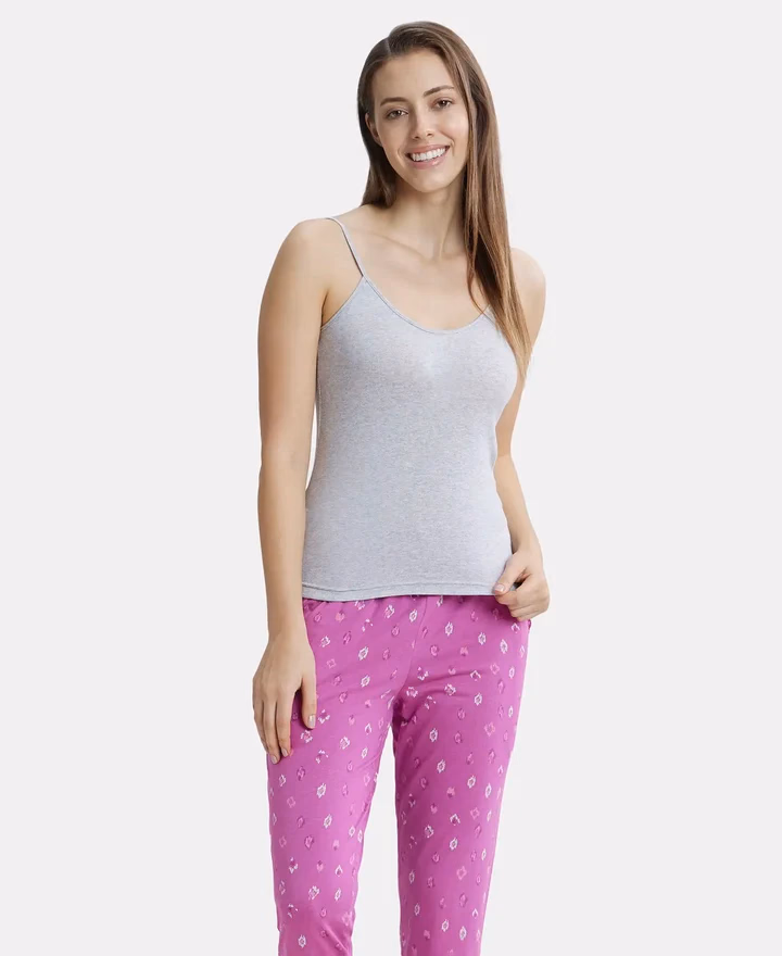 Jockey Women - Steel Grey Melange - Simple Comfort - Camisole-1487