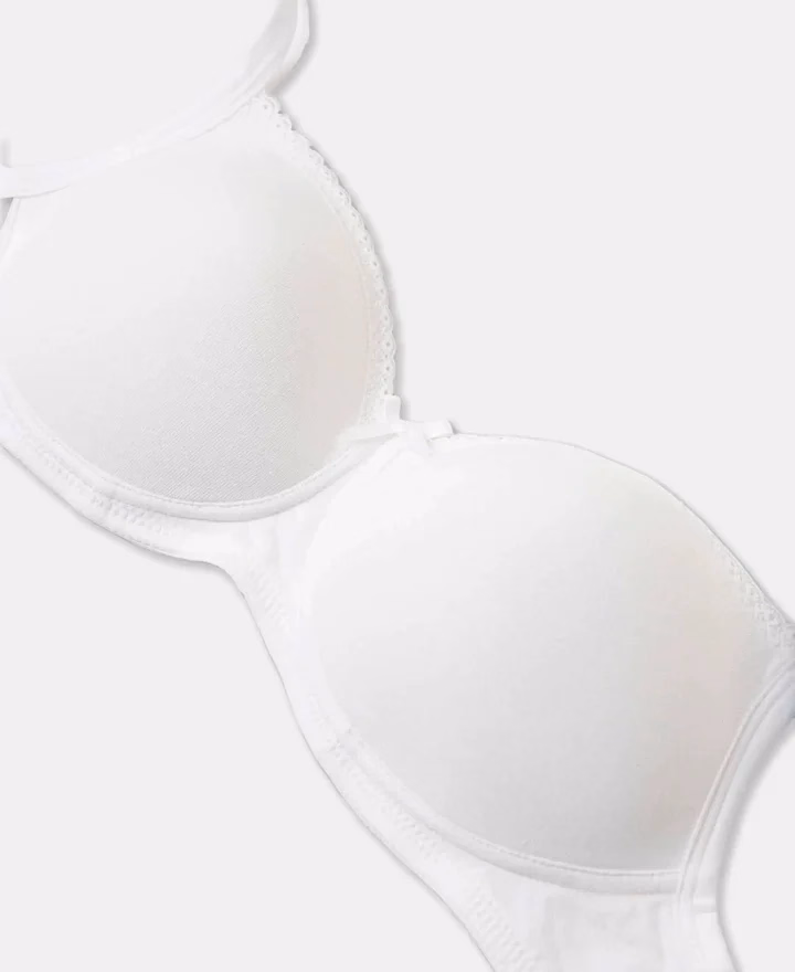 Jockey Women - White - Fashion Essentials - Wire-Free Padded Bra-1723-Stretch
