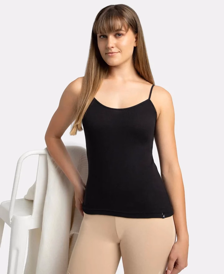Jockey Women - Black - Simple Comfort - Camisole-1487