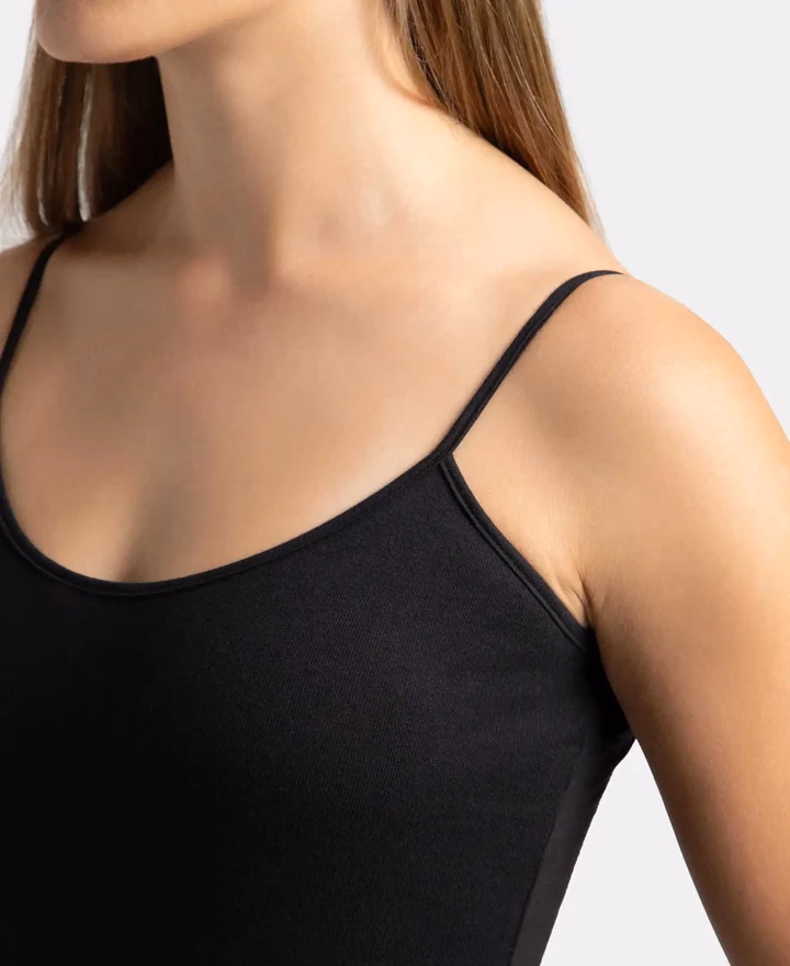 Jockey Women - Black - Simple Comfort - Camisole-1487