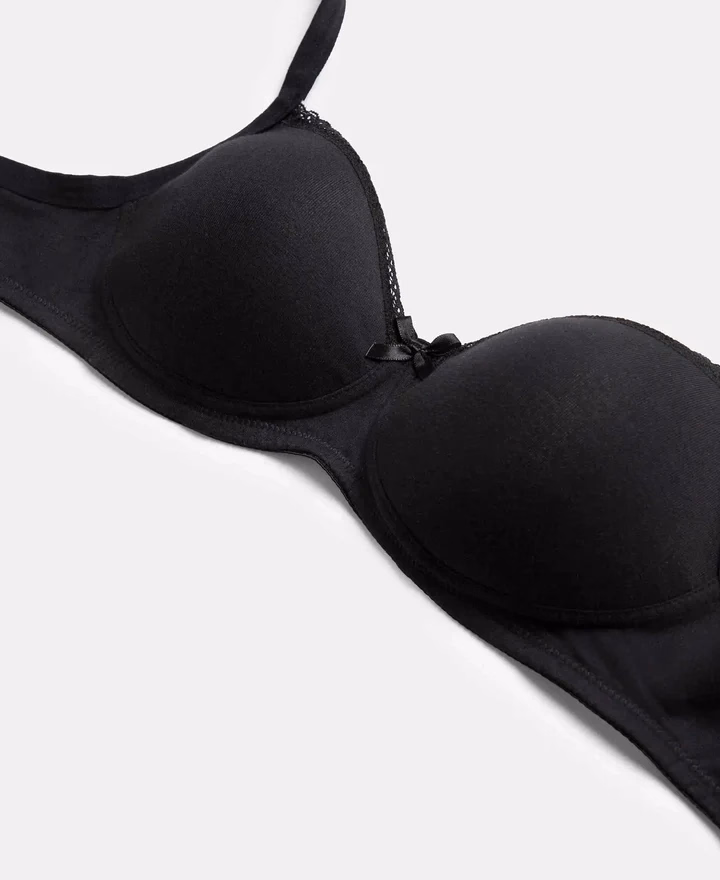 Jockey Women - Black - Fashion Essentials - Wire-Free Padded Bra-1723-Stretch