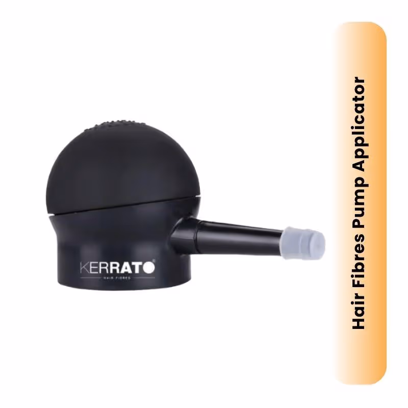 Kerrato Hair Fibres - Pump Applicator - For Thinning Hair & Baldness
