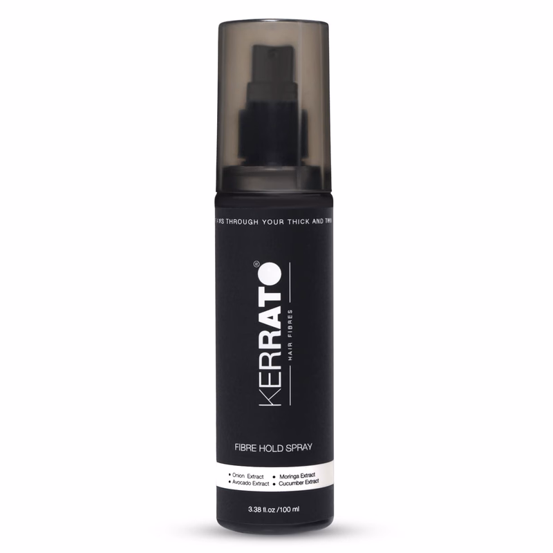 Kerrato Hair Fibres - Fibre Hold Spray - Hair Fibres For Thinning Hair