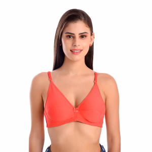 Teusy - Red - Contrast Padded Bra