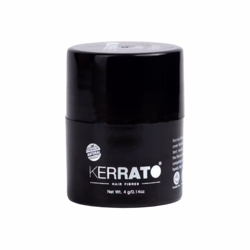 Kerrato Hair Fibres - Natural Black - Hair Fibres For Thinning Hair