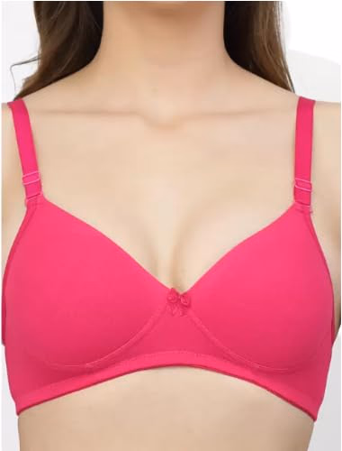 Floret - Magenta - Heavily Padded Push-up Bra - T-3093