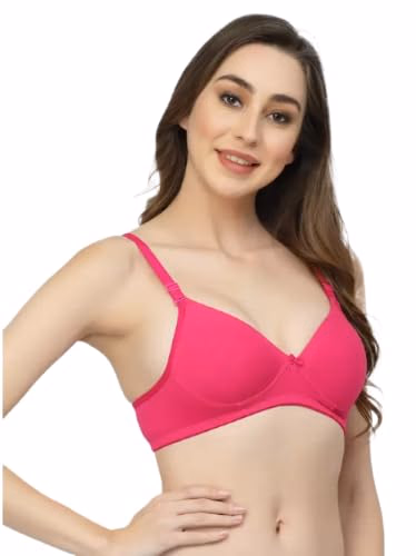 Floret - Magenta - Heavily Padded Push-up Bra - T-3093