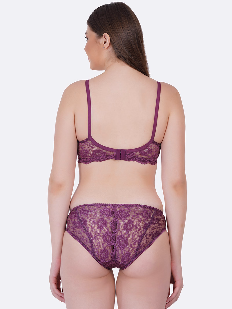 Zoom Lingerie - Wine - Camilla Set