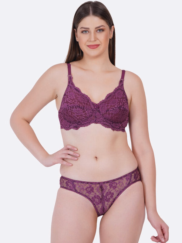 Zoom Lingerie - Wine - Camilla Set