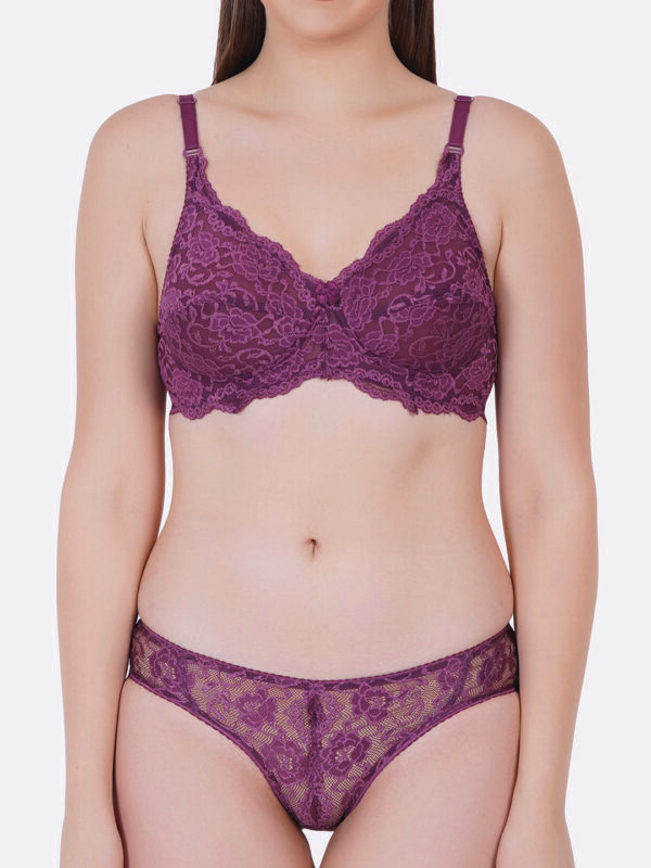 Zoom Lingerie - Wine - Camilla Set