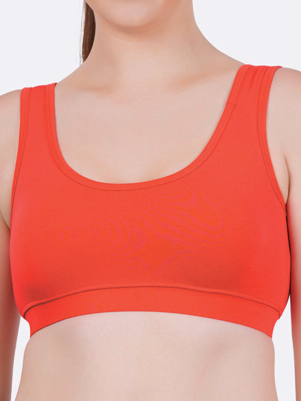Zoom  - Red - Sport Bra - Z-1005