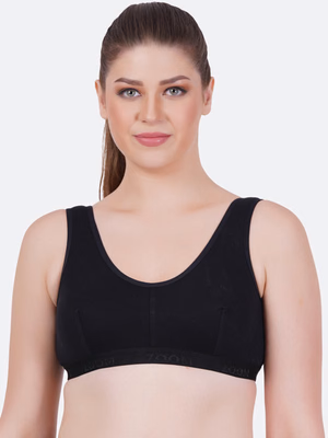 Zoom - Black - Sport Bra - Z-1007