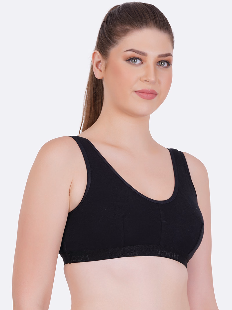 Zoom - Black - Sport Bra - Z-1007