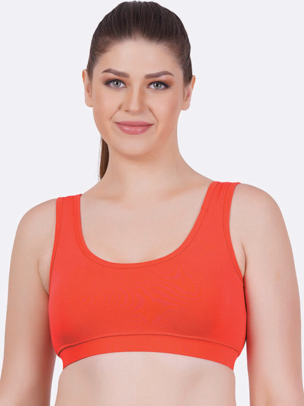 Zoom  - Red - Sport Bra - Z-1005