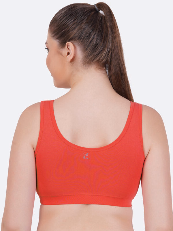 Zoom  - Red - Sport Bra - Z-1005
