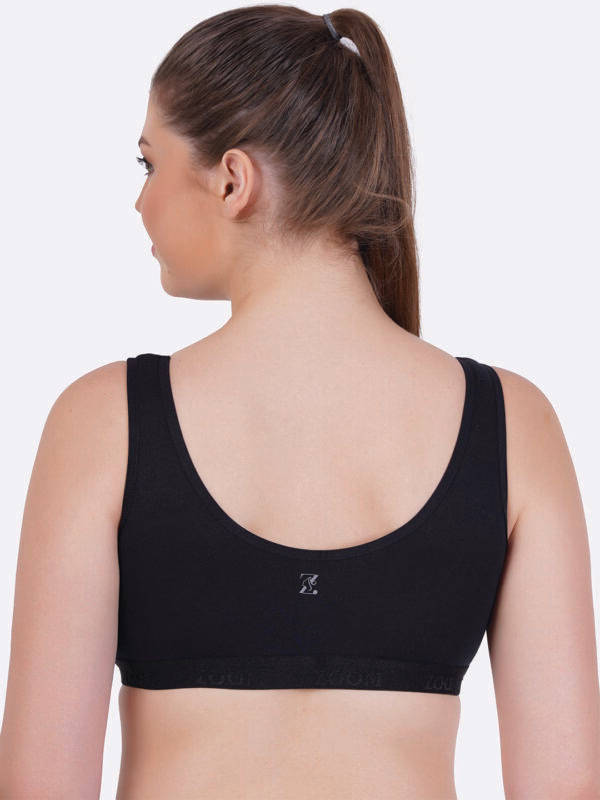 Zoom - Black - Sport Bra - Z-1007