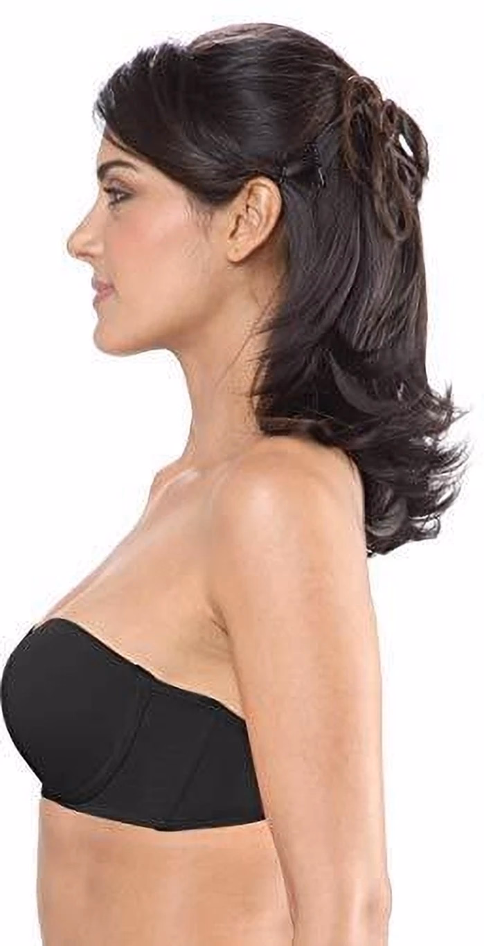 Lovable - Black - Padded Wired Detachable Medium Coverage Bra - CONFI-46