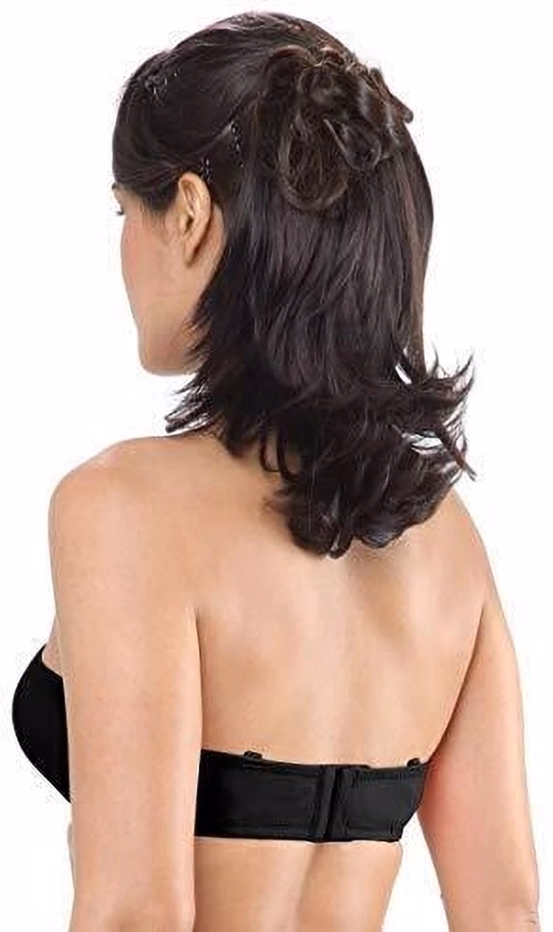 Lovable - Black - Padded Wired Detachable Medium Coverage Bra - CONFI-46