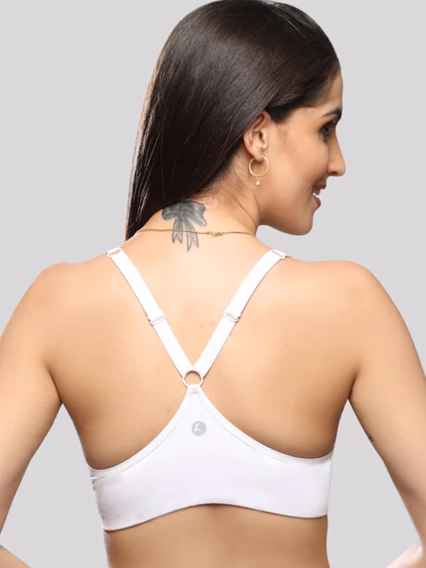 Lovable - White - Enlite Sport - Padded Non Wired Full Coverage Bra