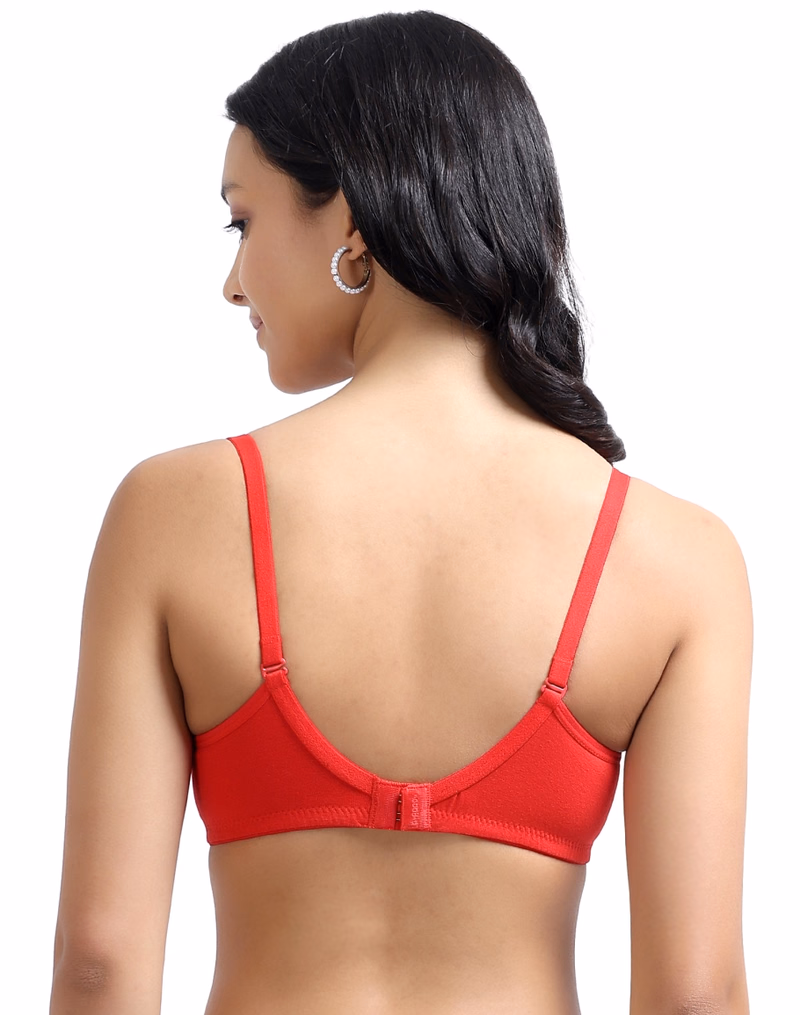 La-brary - Red - Honeybee - Pushup Padded T-Shirt Bra