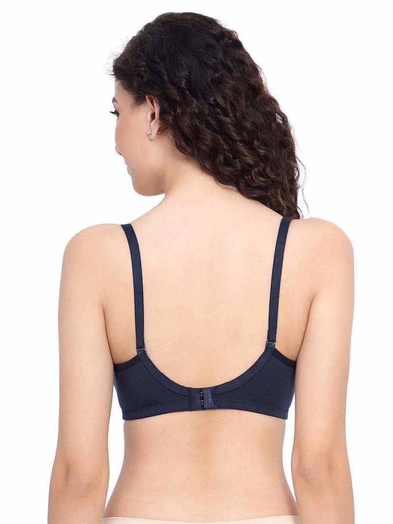 La-brary - Navy - Honeybee - Pushup Padded T-Shirt Bra