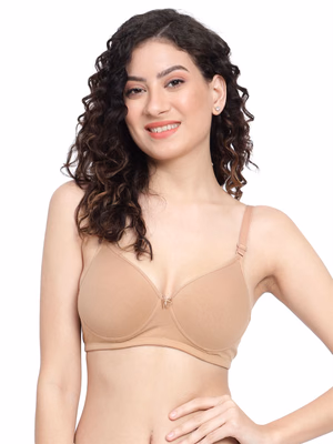 La-brary - Nude - Honeybee - Pushup Padded T-Shirt Bra