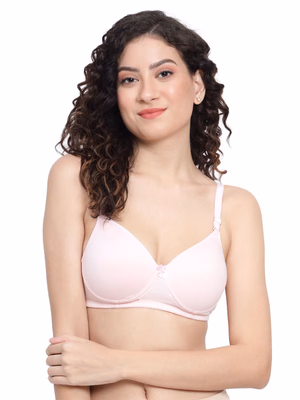 La-brary - Baby Pink - Honeybee - Pushup Padded T-Shirt Bra