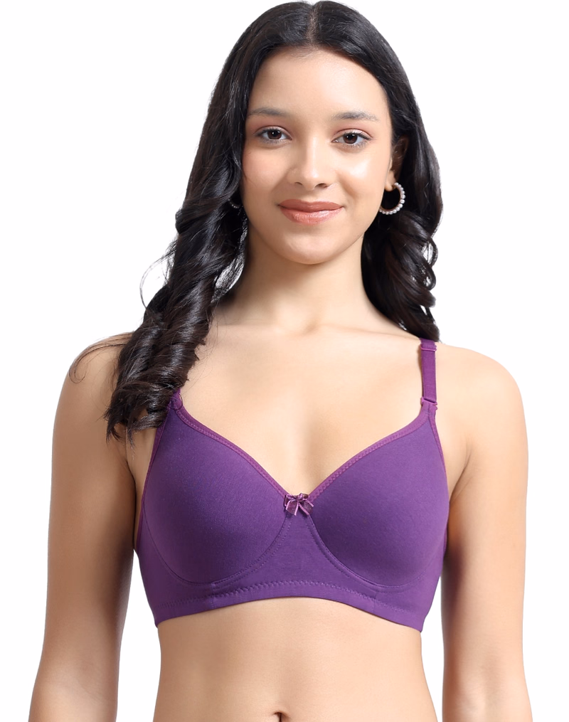 La-brary - Plum - Bonbee Plus - Full Coverage Padded Bra