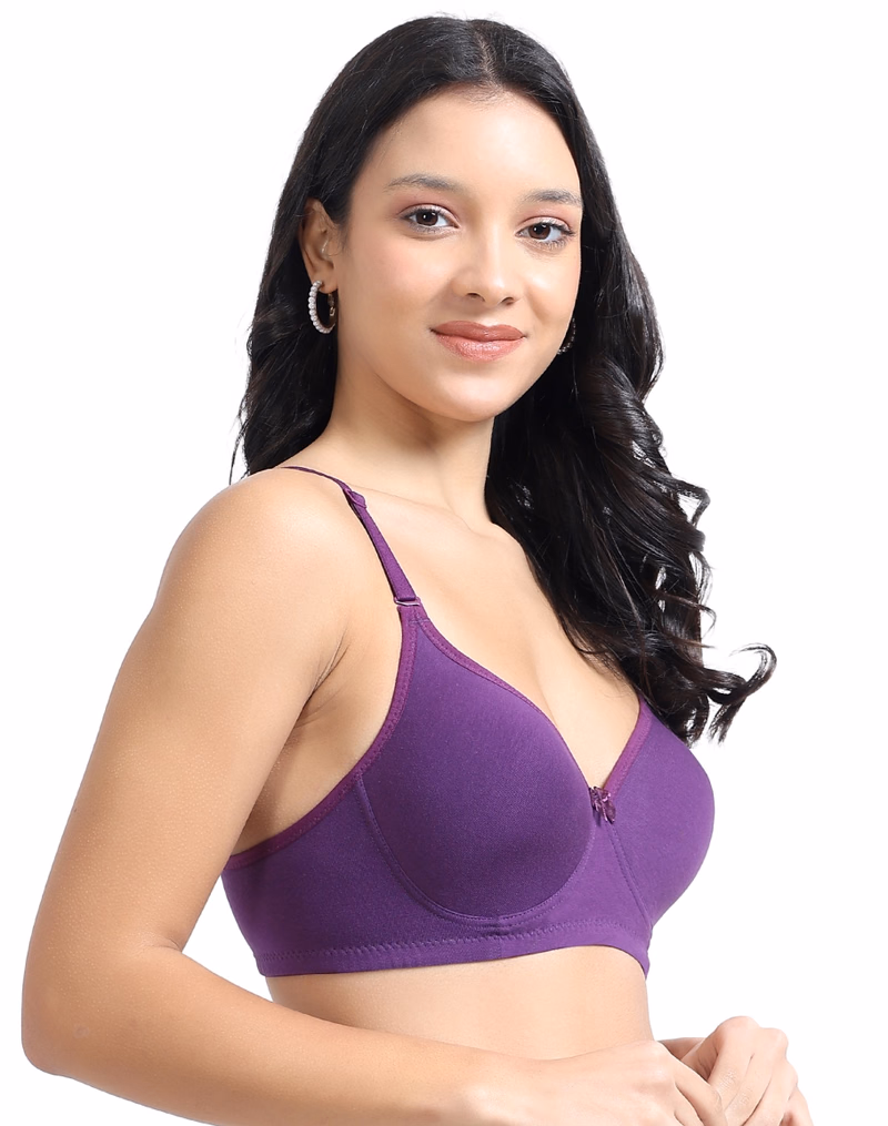 La-brary - Plum - Bonbee Plus - Full Coverage Padded Bra