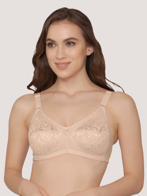 Kalyani - Skin - Lingerie Clare - Full Support Non Padded Delicate - Lace Bra